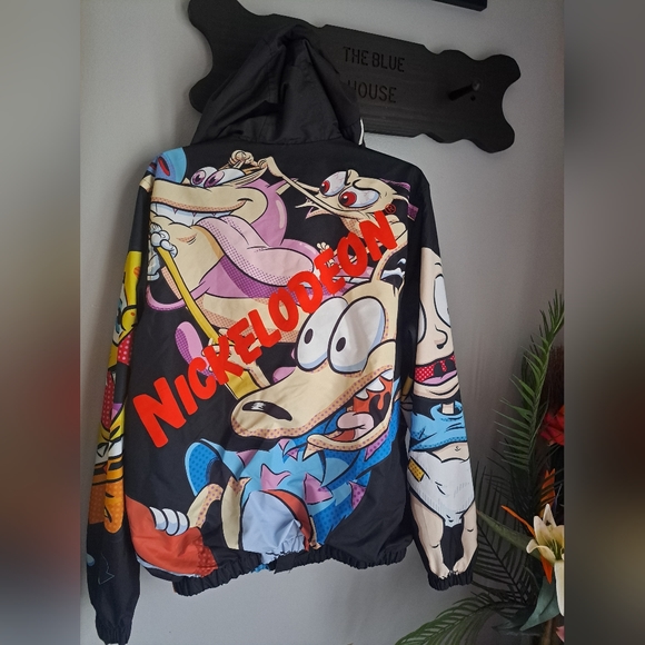 Members Only X Nickelodeon Jacket Size M Rugrats Spongebob Ren Stimpy Whimsigoth - Picture 8 of 13